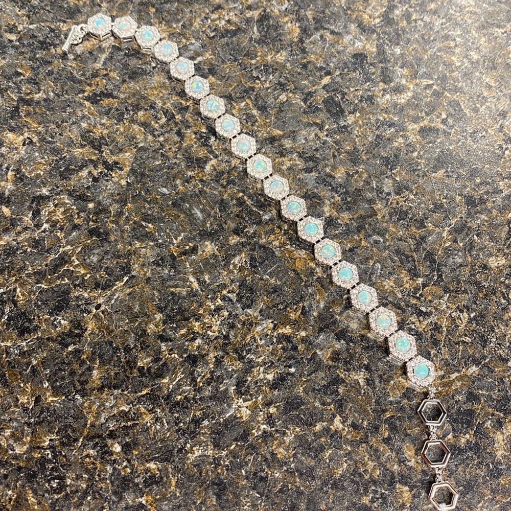 Mint Julep Honeycomb Bracelet